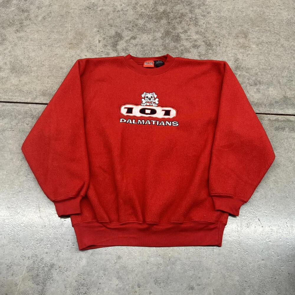 Disney Red "101 Dalmatians" Crewneck Sweatshirt